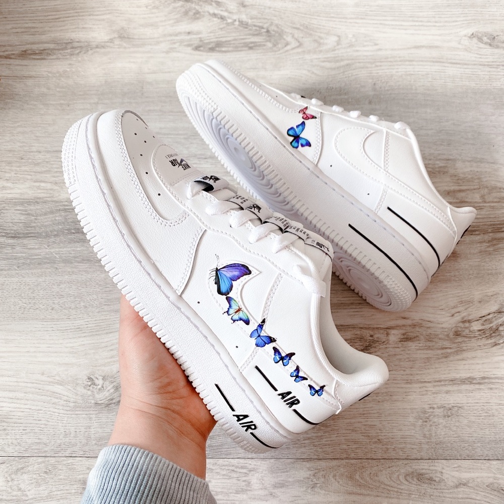 Nike air force 1 low custom butterfly 🦋 - Picture 1 of 7